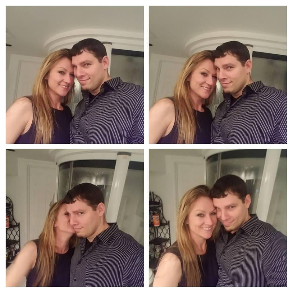 Getting ready for our first new years day together!  We went out for brunch :)