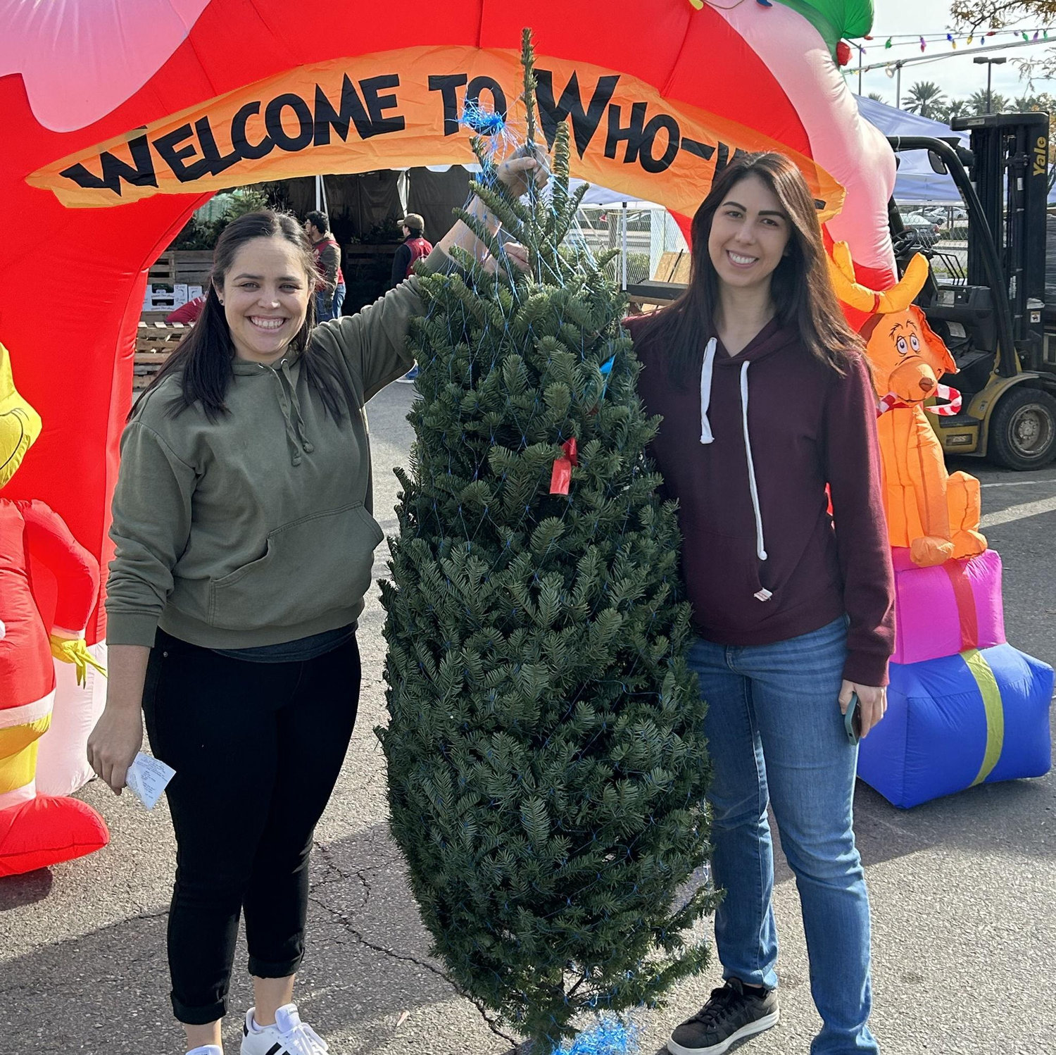 Our first real Christmas tree together