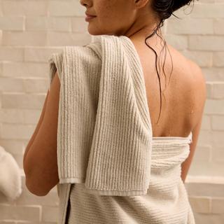Soft Rib Turkish Cotton Bath Towel
