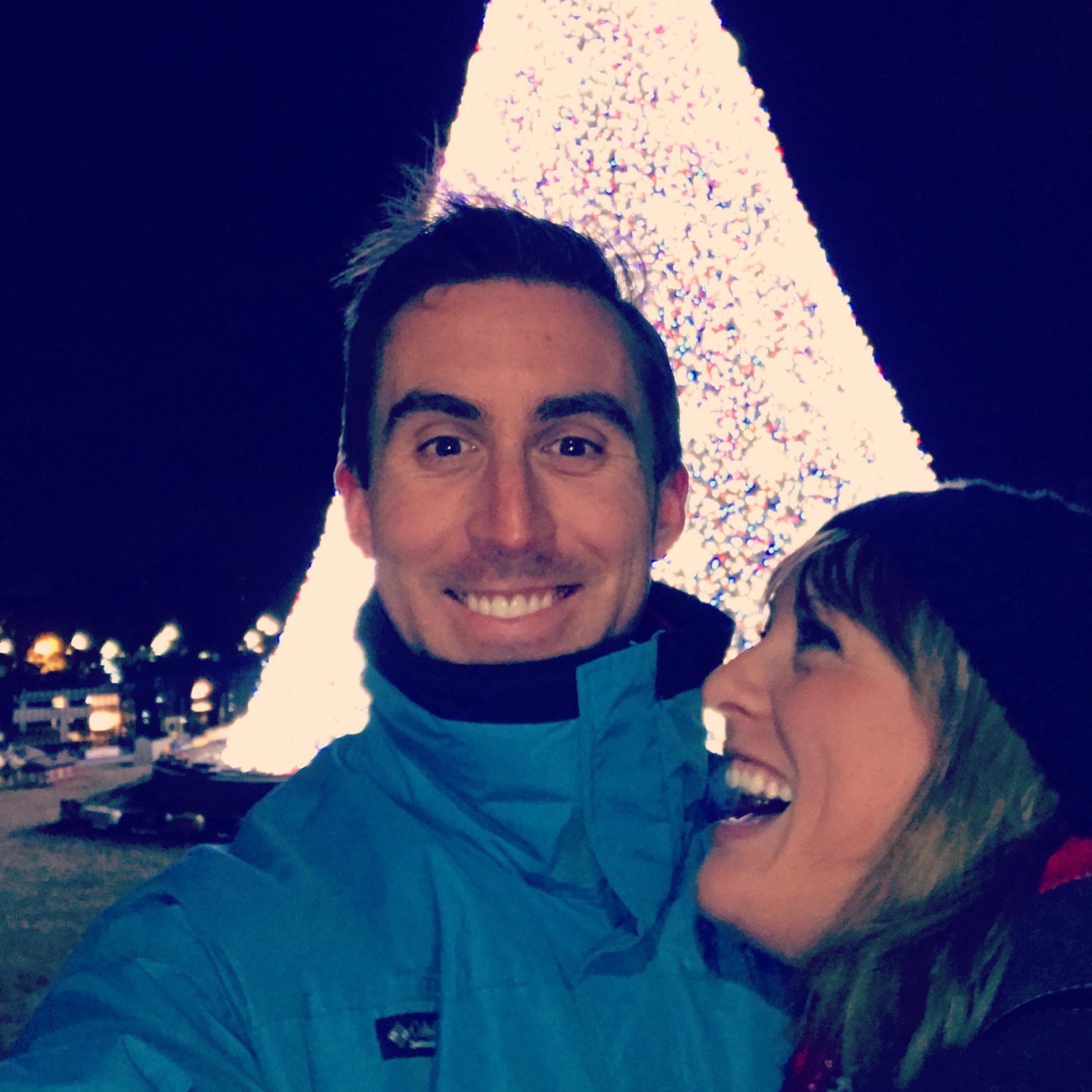 Celebrating the holiday season together for the first time