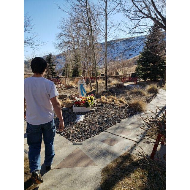 One of our visits to Saint Mother Cabrini's shrine in CO