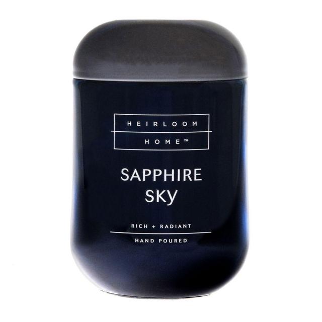 Heirloom Home Sapphire Sky 24 oz. Jar Candle with Metal Lid