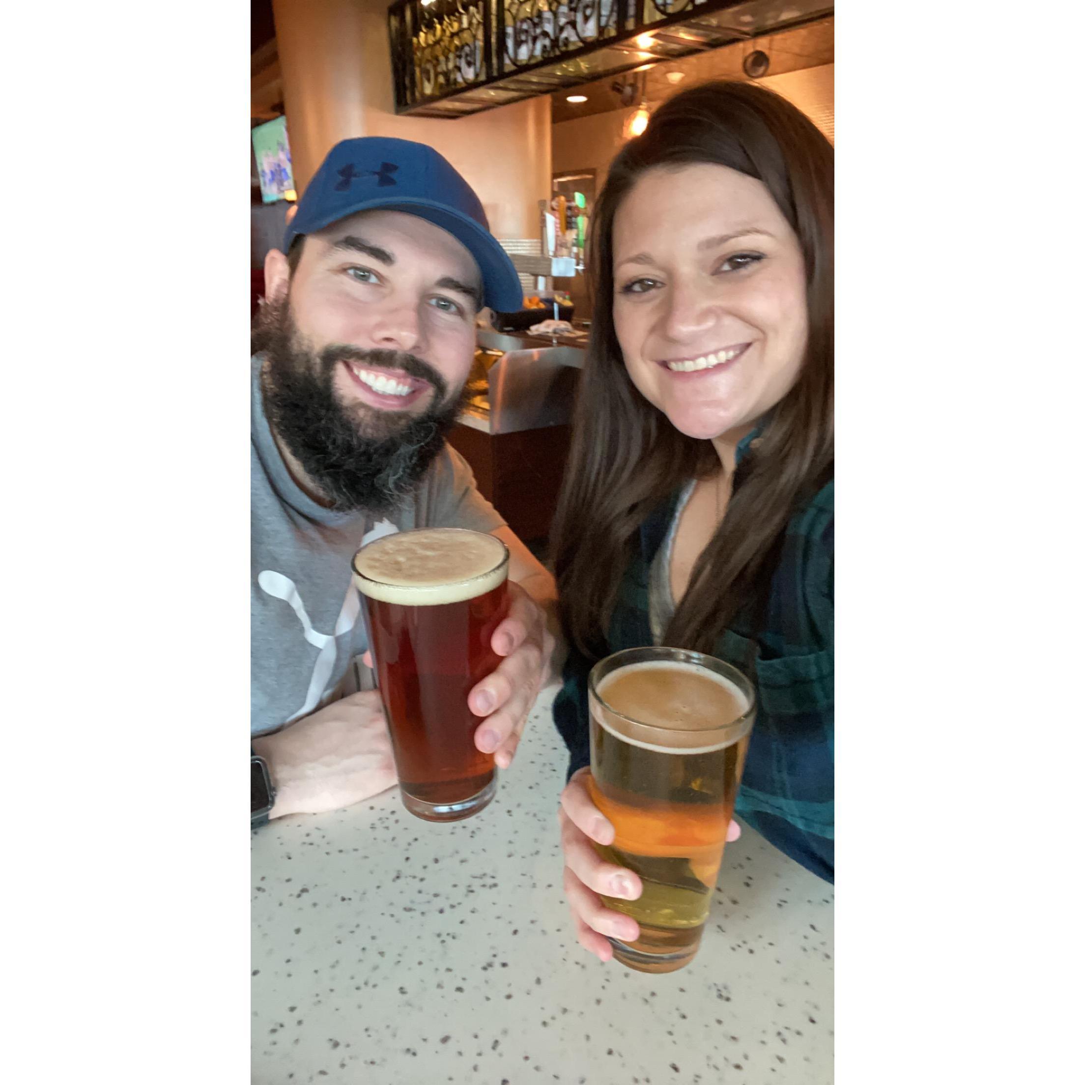 Airport drinks before Mexico!