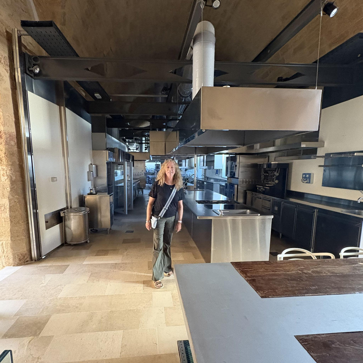 This is where the cooking class will be at the Castello!