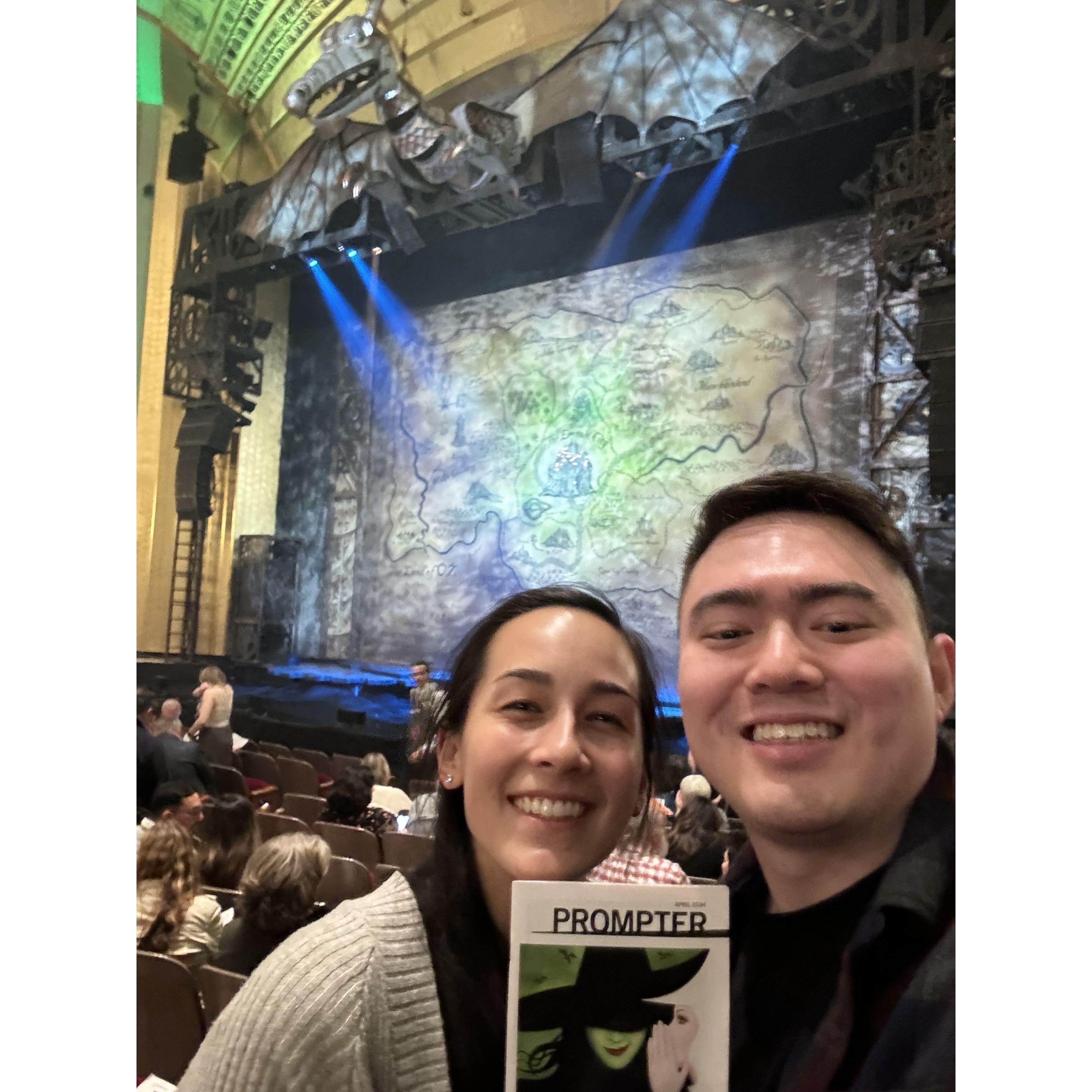 Our first broadway show together!