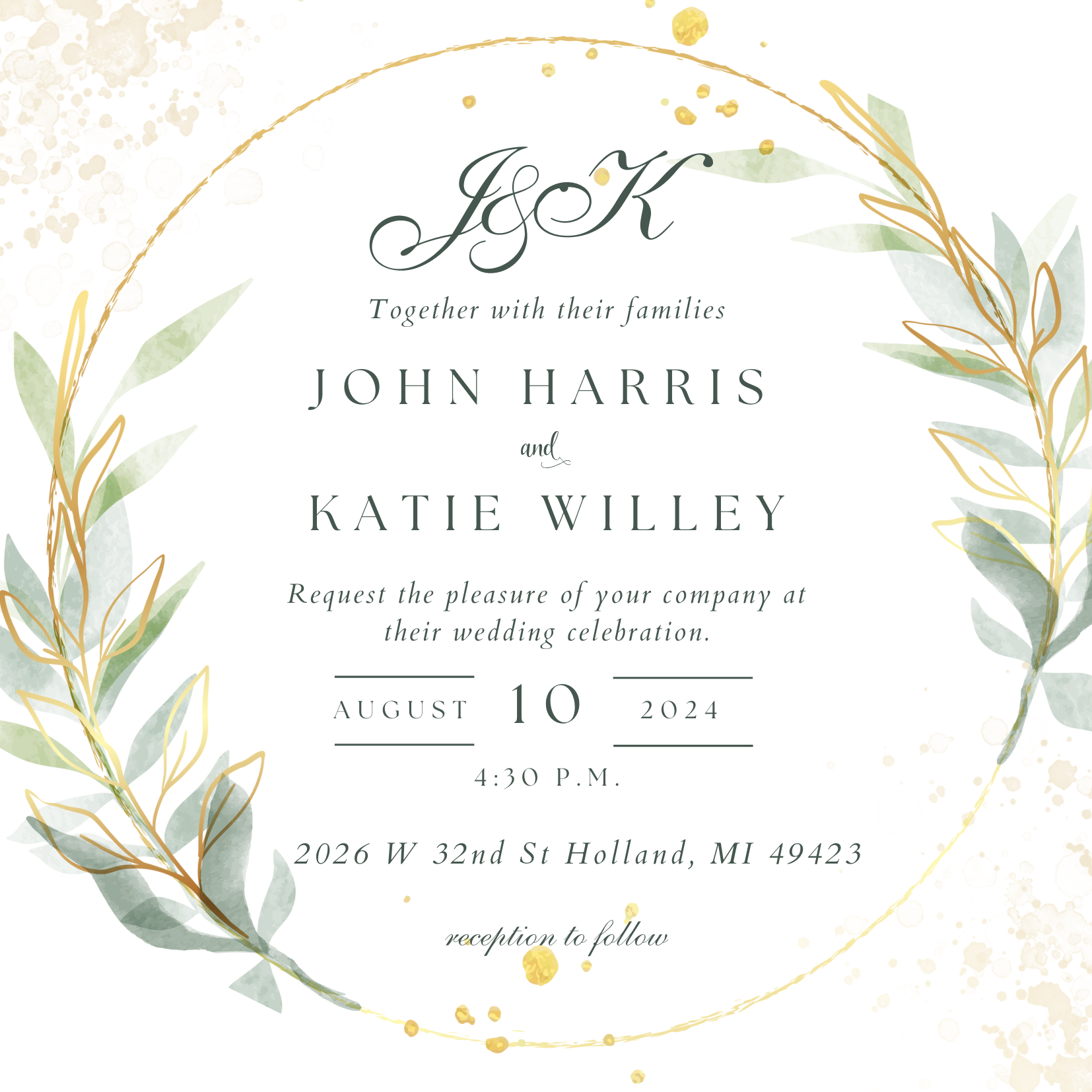 The Wedding Website of Katie Willey and John Harris