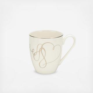 Love Story Heart Mug