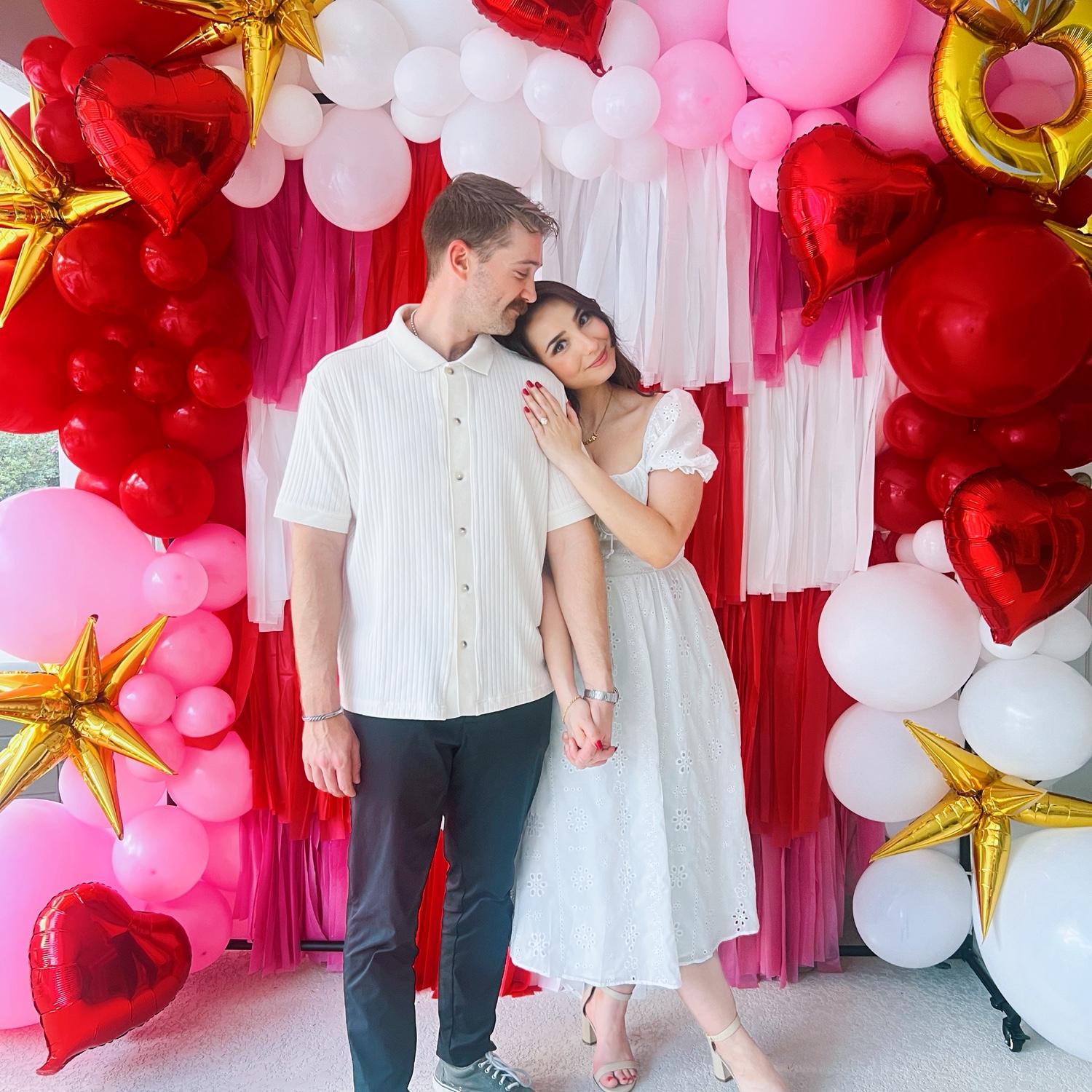Adam and Alivia loved celebrating their engagement with everyone on 2/15/2025