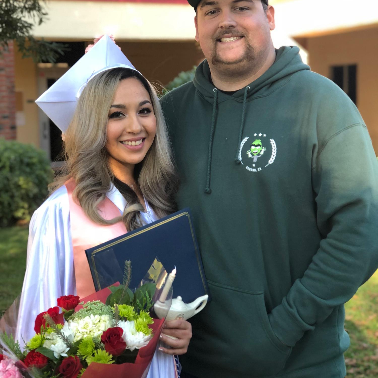 Katia’s nursing school graduation. December 2017.