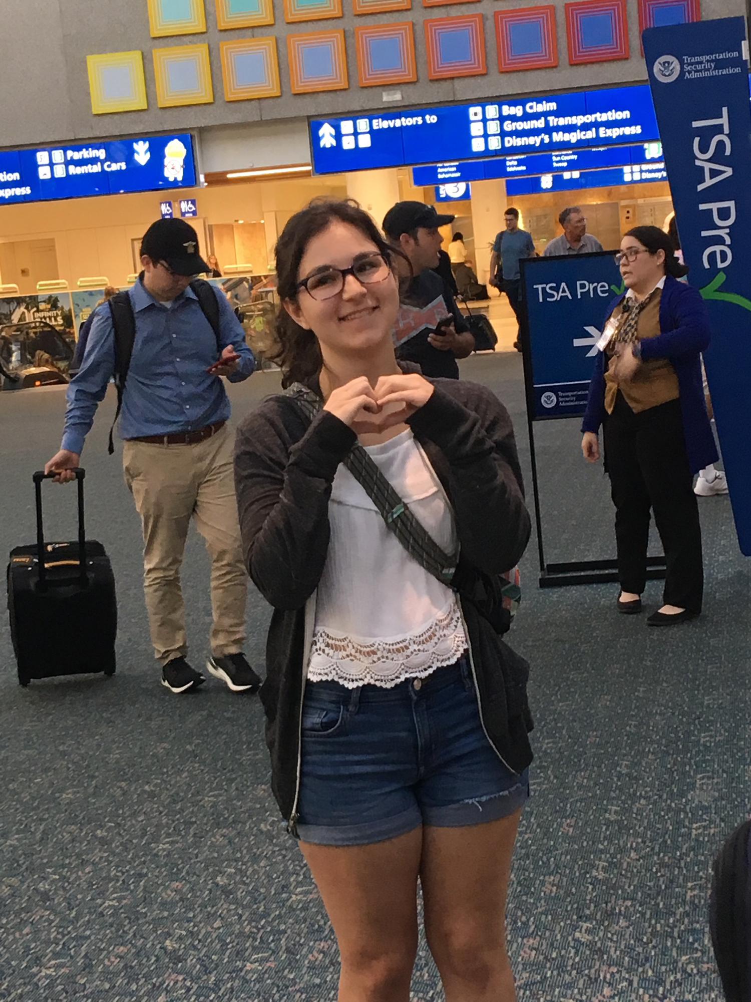 Saying goodbye to each other at the airport was always the hardest thing