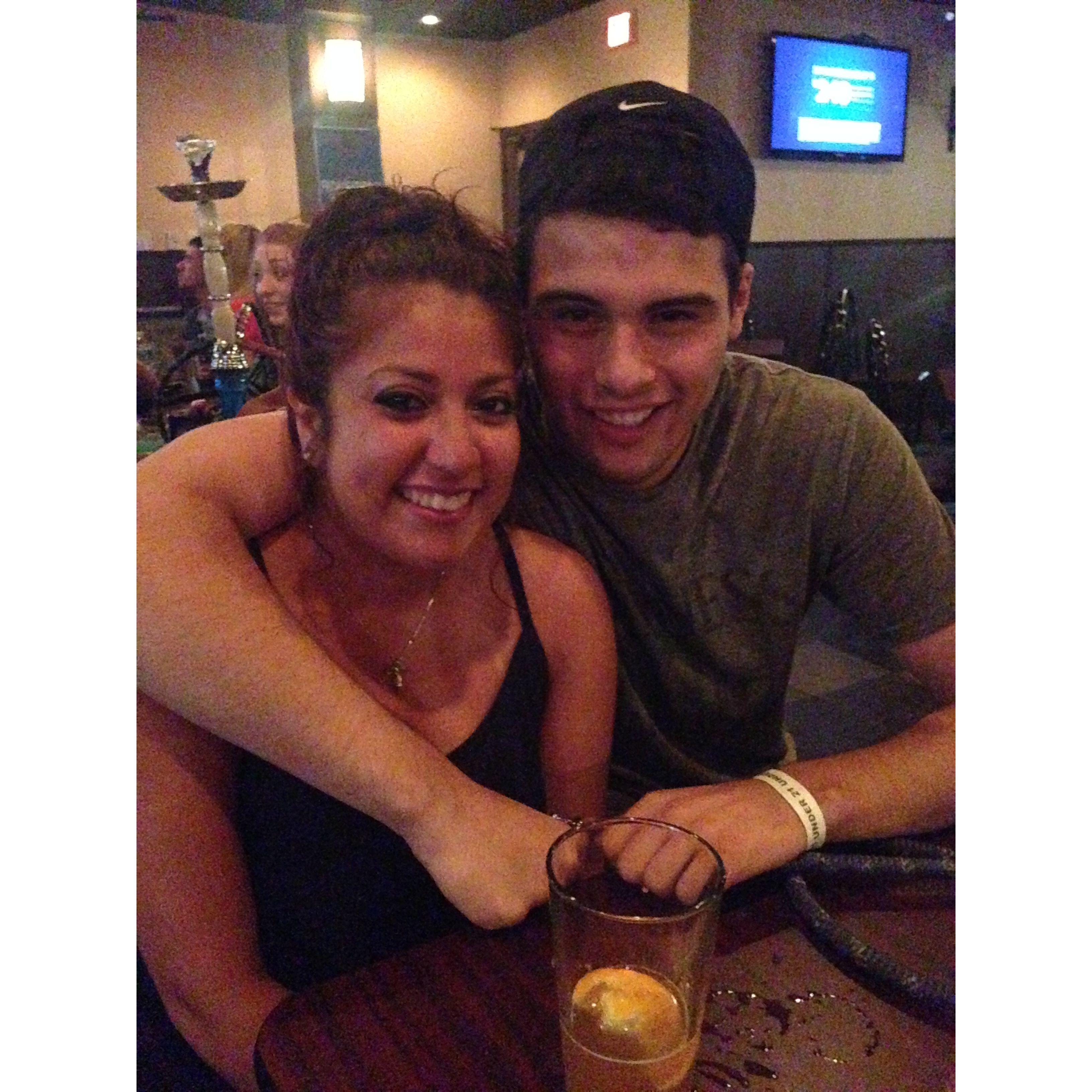 Our first picture together!