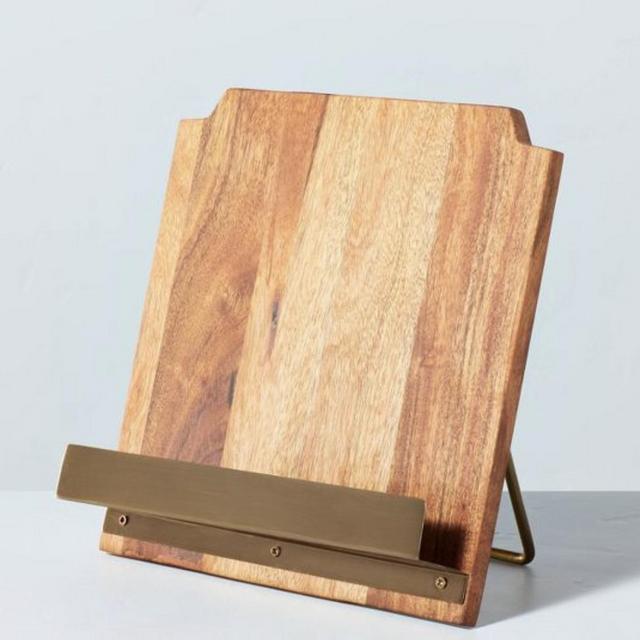 Wood Cookbook Holder with Metal Ledge - Hearth & Hand™ with Magnolia