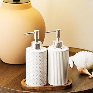 Ceramic Soap Dispenser Set