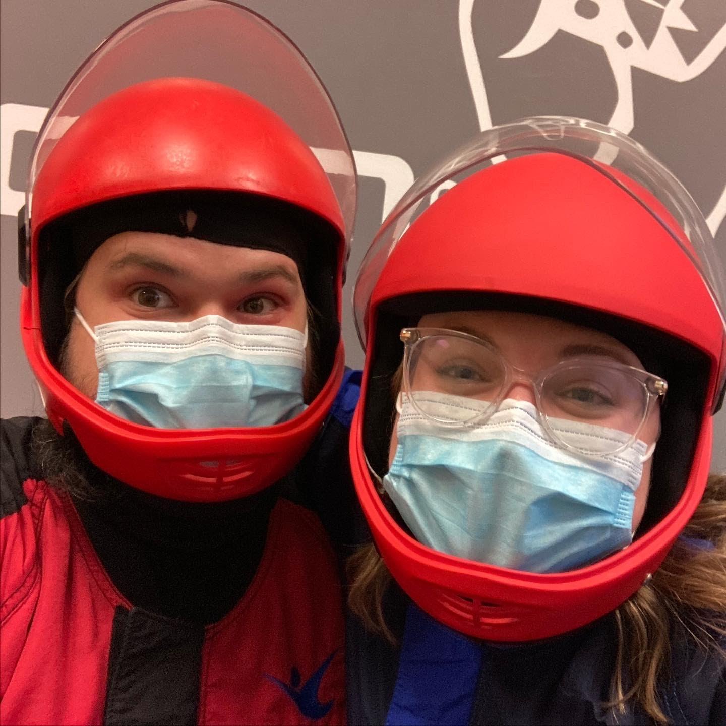 Indoor skydiving amidst Covid lockdown