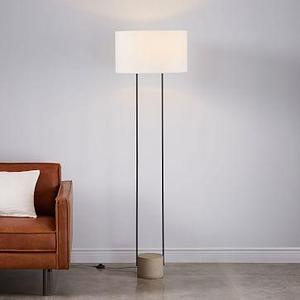 Industrial Outline Floor Lamp, Dark Bronze