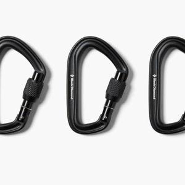 Black Diamond HotForge Screwgate Carabiners - Package of 3 | REI Co-op