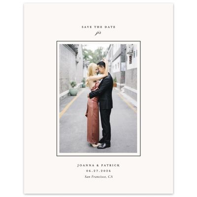 Beige Wedding Digital Save the Date - Knowlton Photo