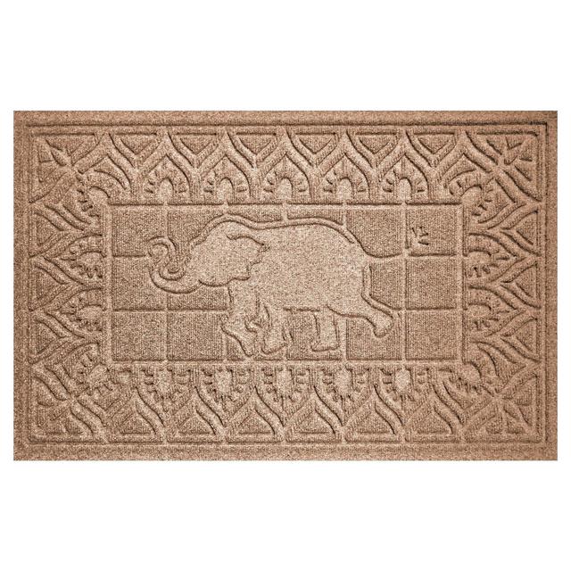 Medium Brown Animals Pressed Doormat - (2'X3')- Bungalow Flooring