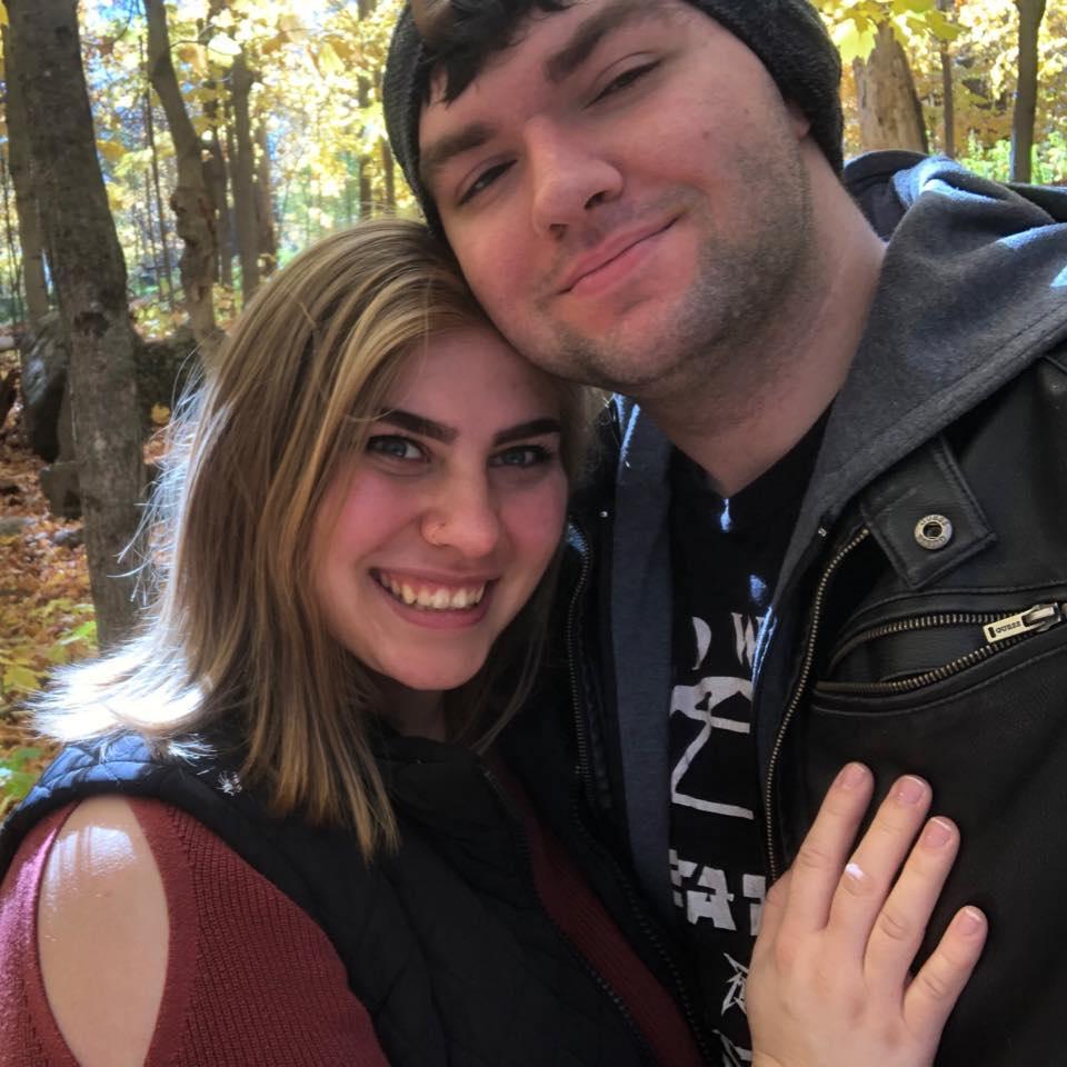 Our very first photo together, a week into dating