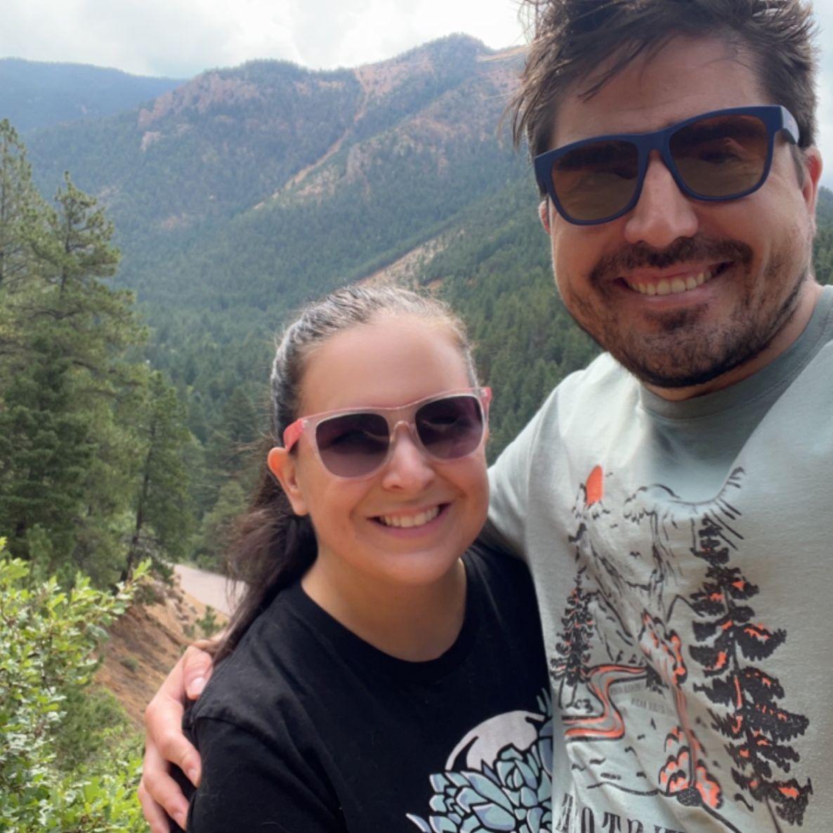 Hiking in Colorado, where Zach and Brett met