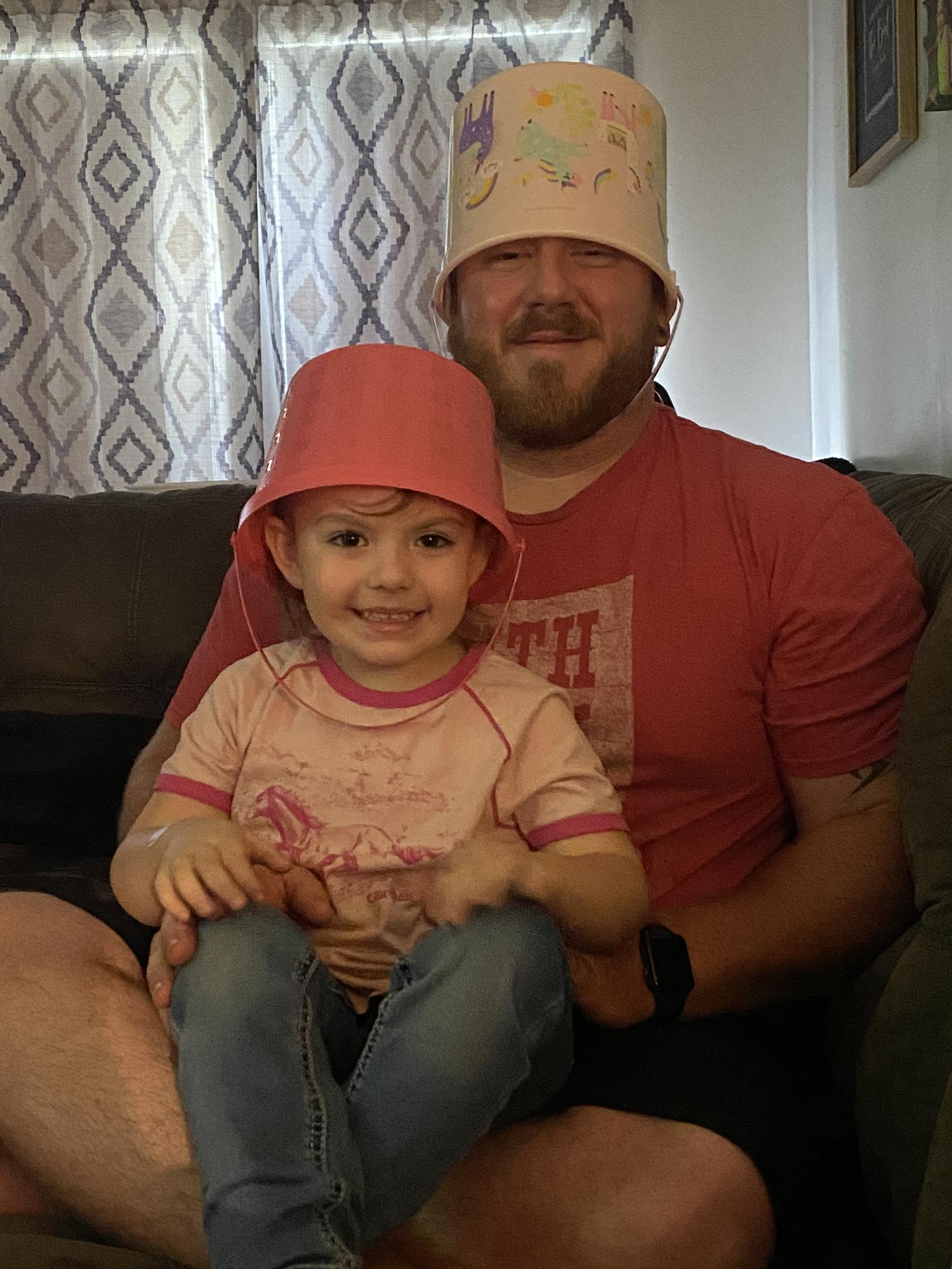 Addie and Daddy being silly!