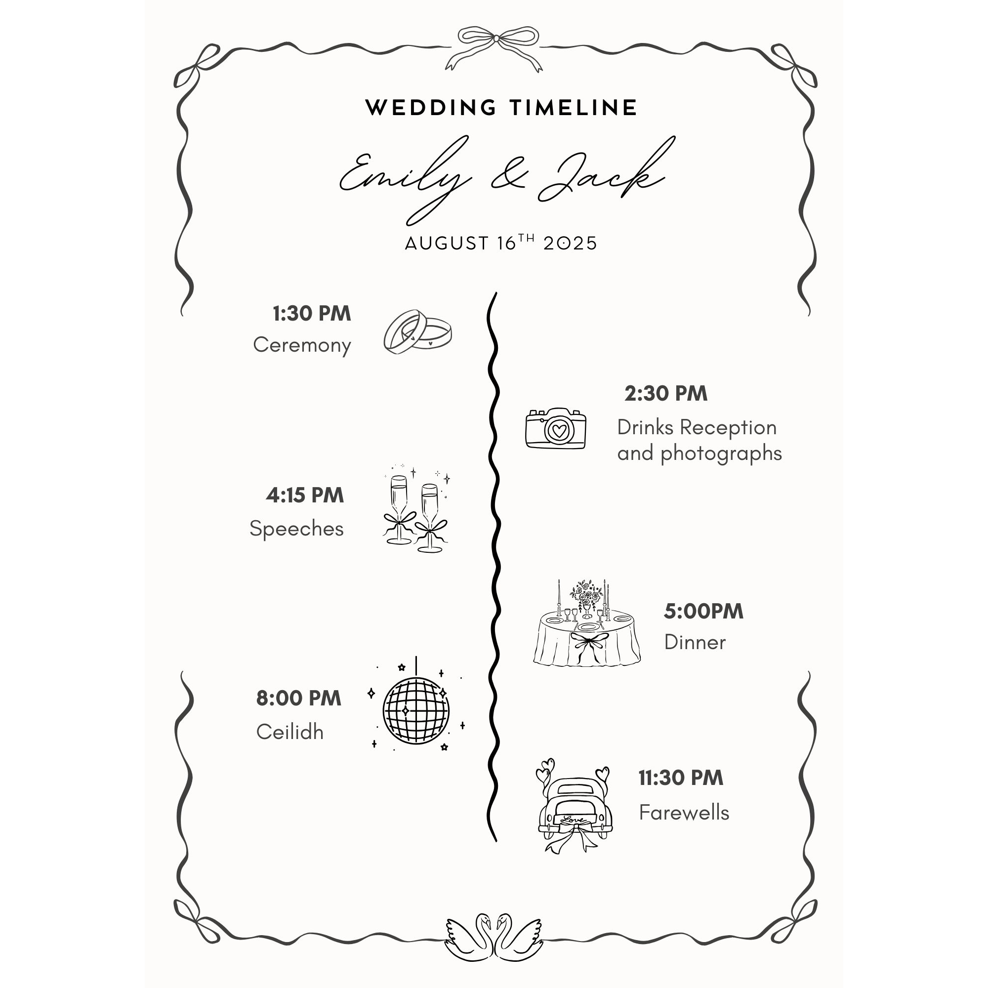 Here's what to expect on our day...