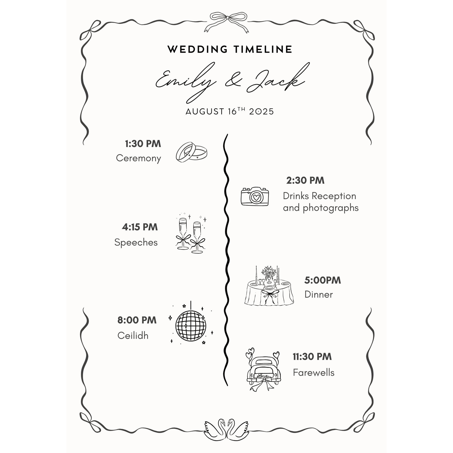 Here's what to expect on our day...