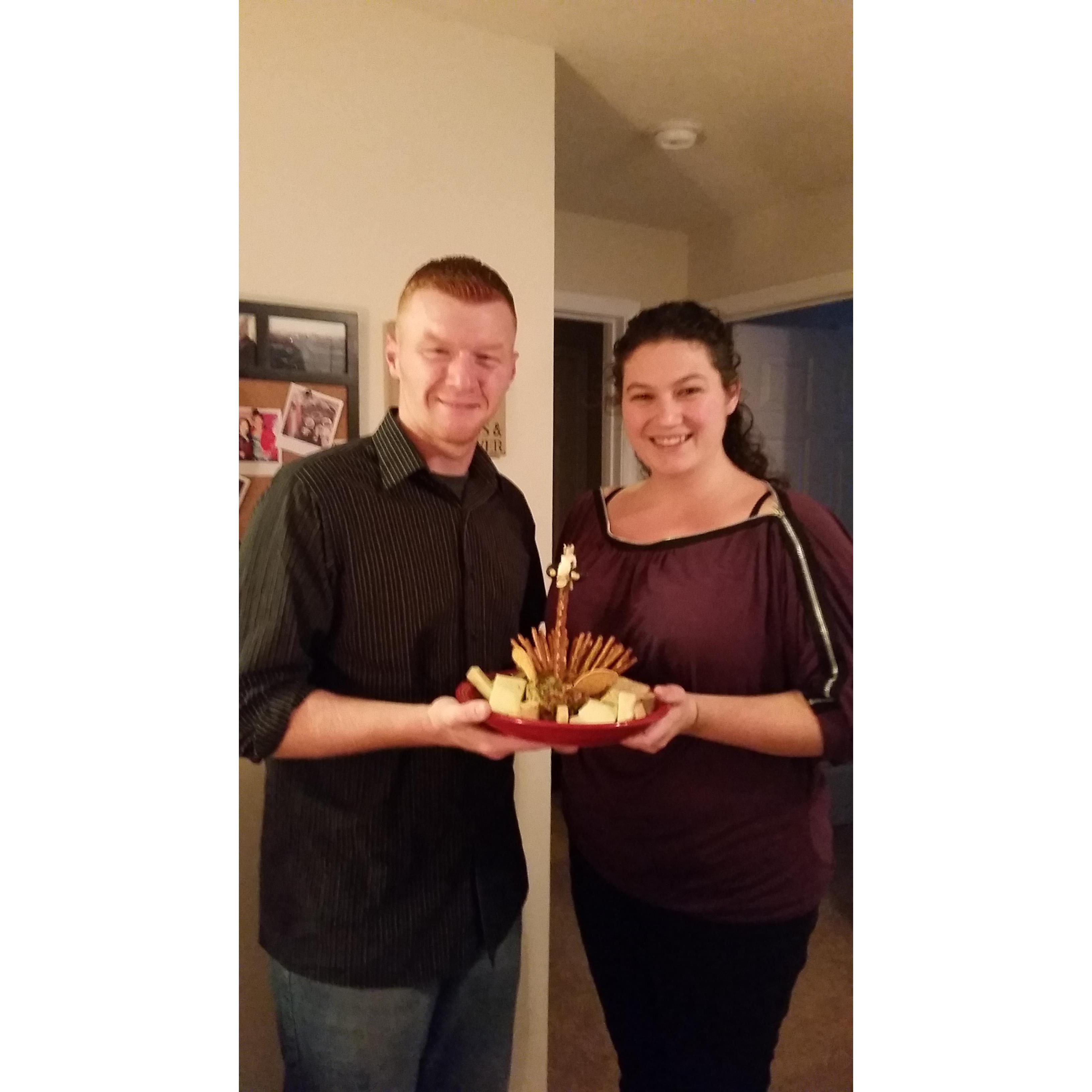 First Cheese Turkey Thanksgiving 2016