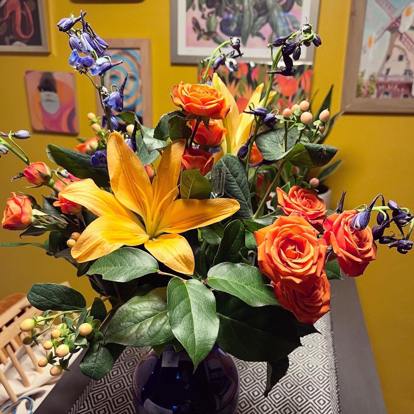 Jason sends me flowers every Valentine's Day :)