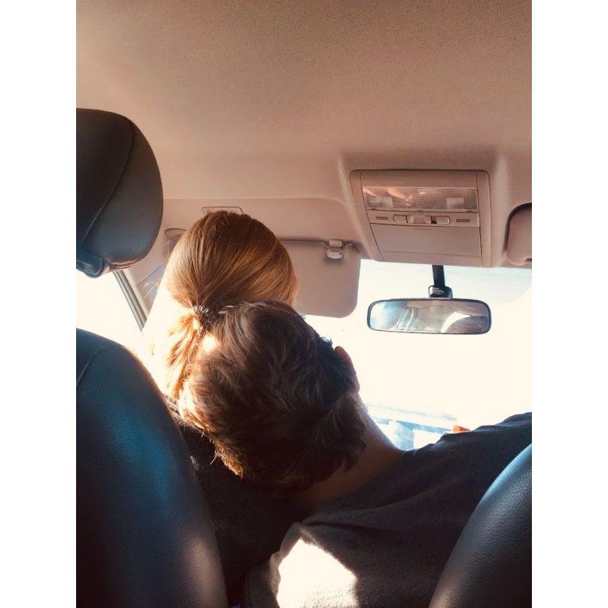 A quick nap after the beach 