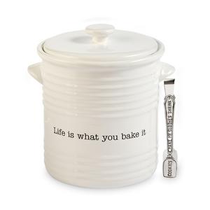 Mud Pie Circa Vintage Inspired Farmhouse Cookie Jar Set