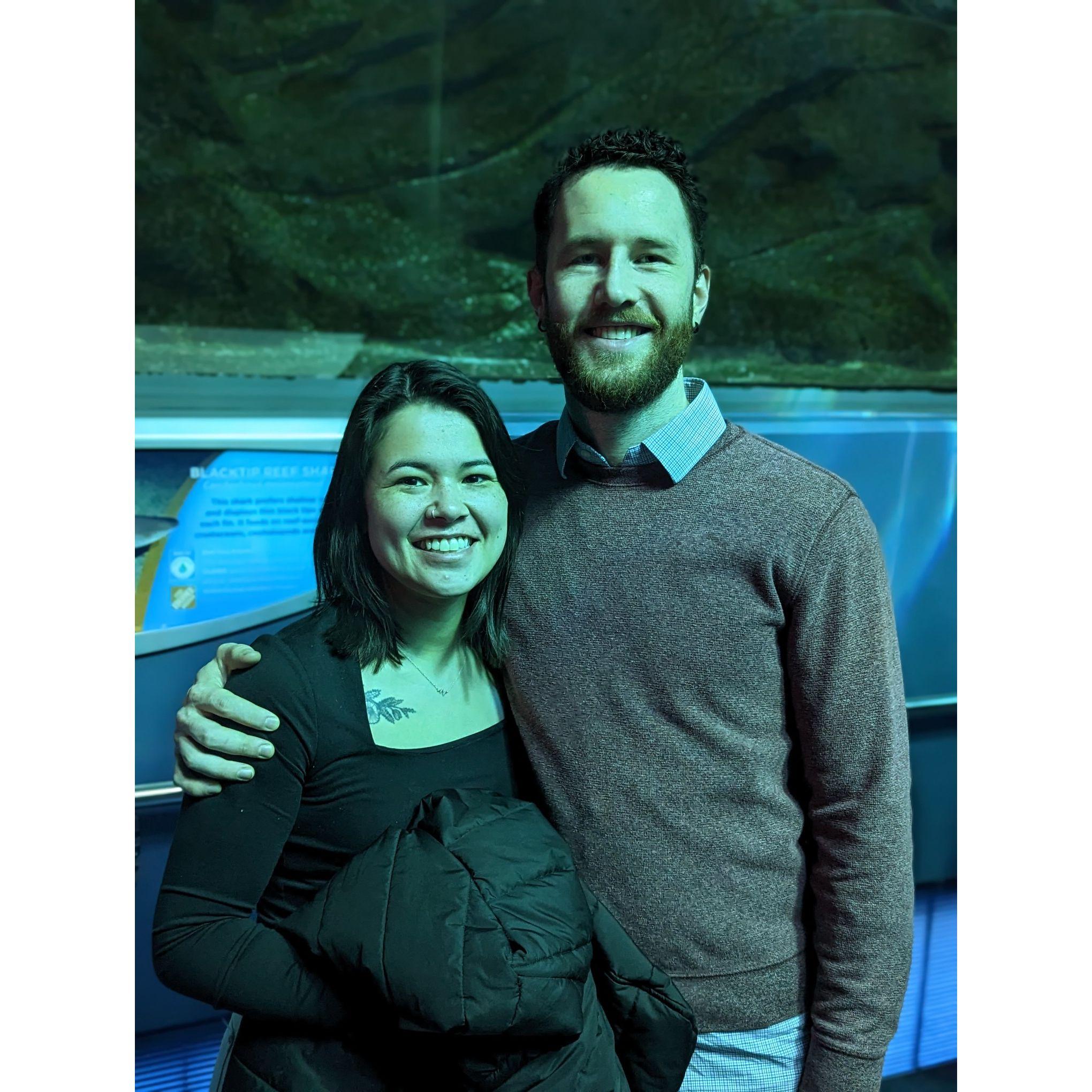 Date at the aquarium