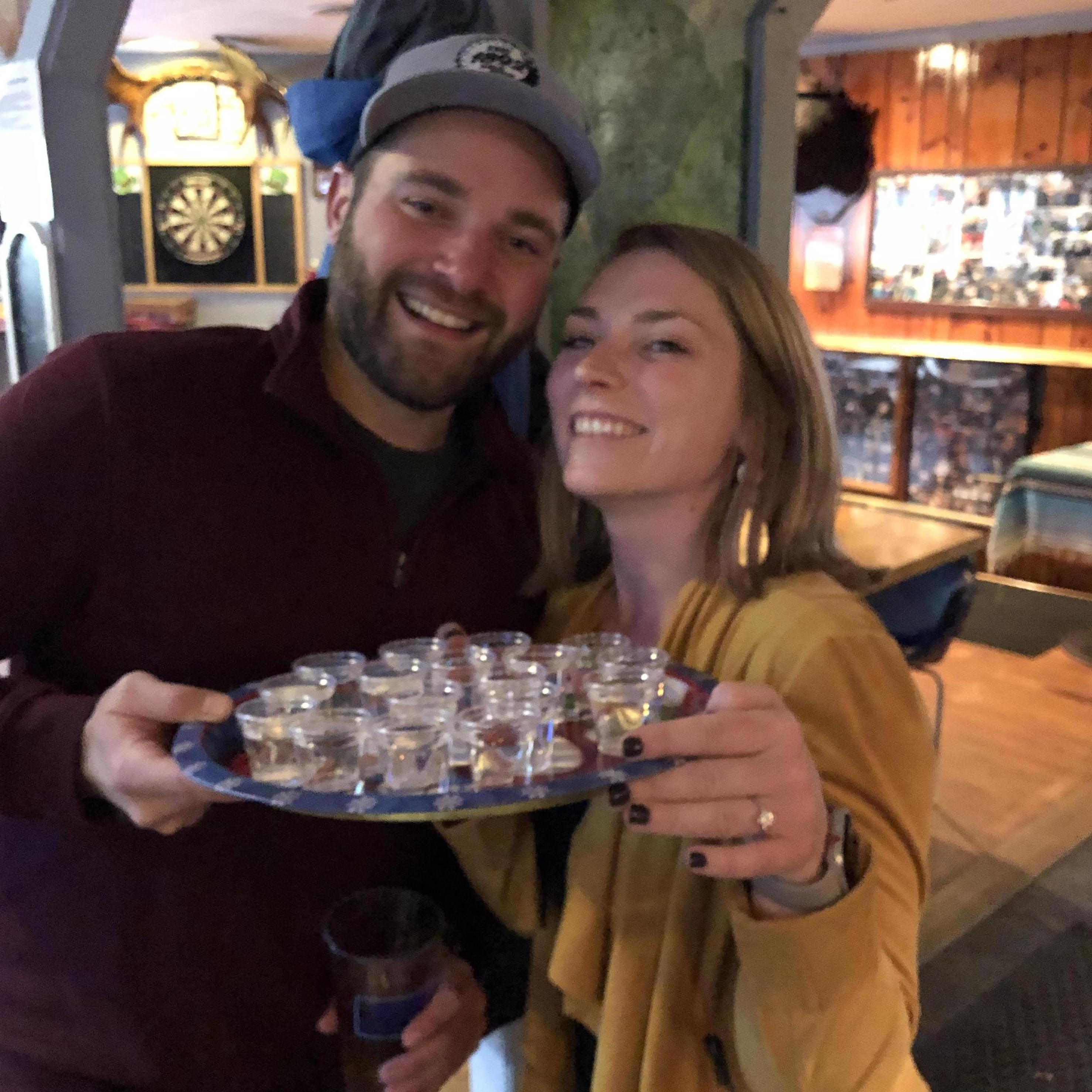 Our first engagement party....