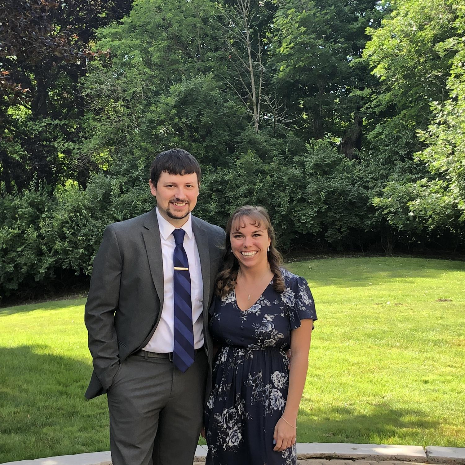 At Cole and Miranda's wedding