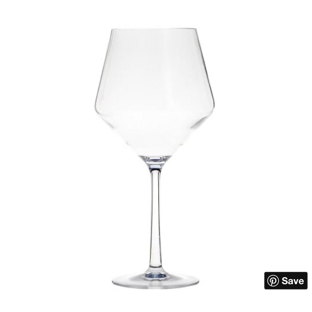Happy Hour Acrylic Wine Glasses