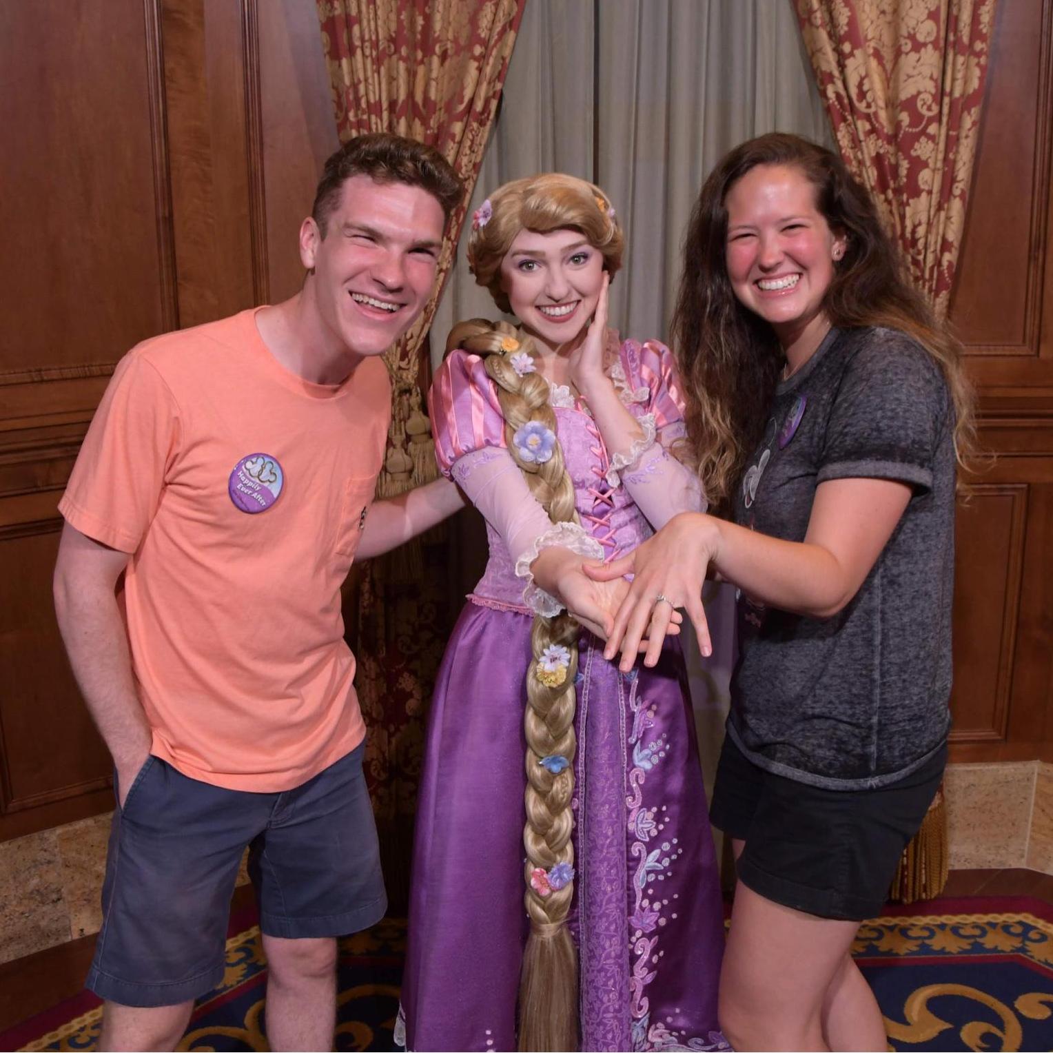 Rapunzel was excited for us!
