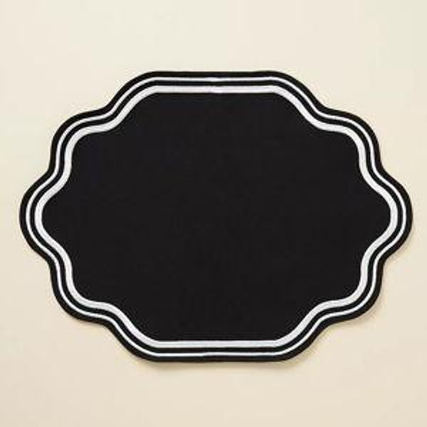 Madeline Embroidered Cotton Placemat