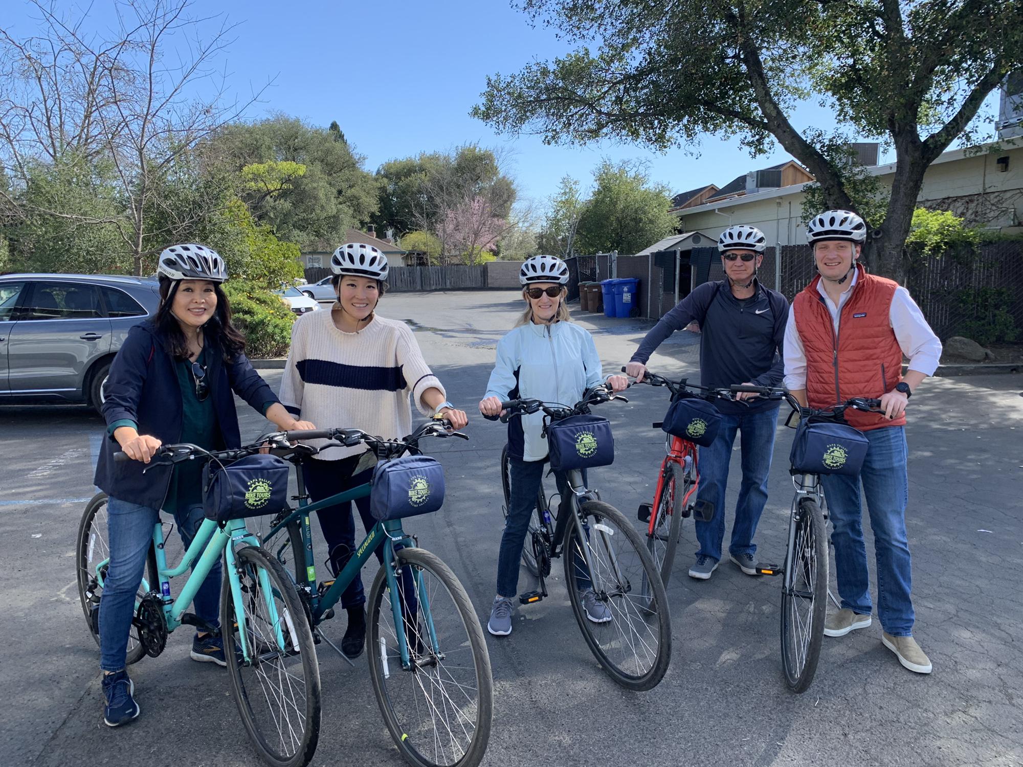 Bike ride before the napa road races!