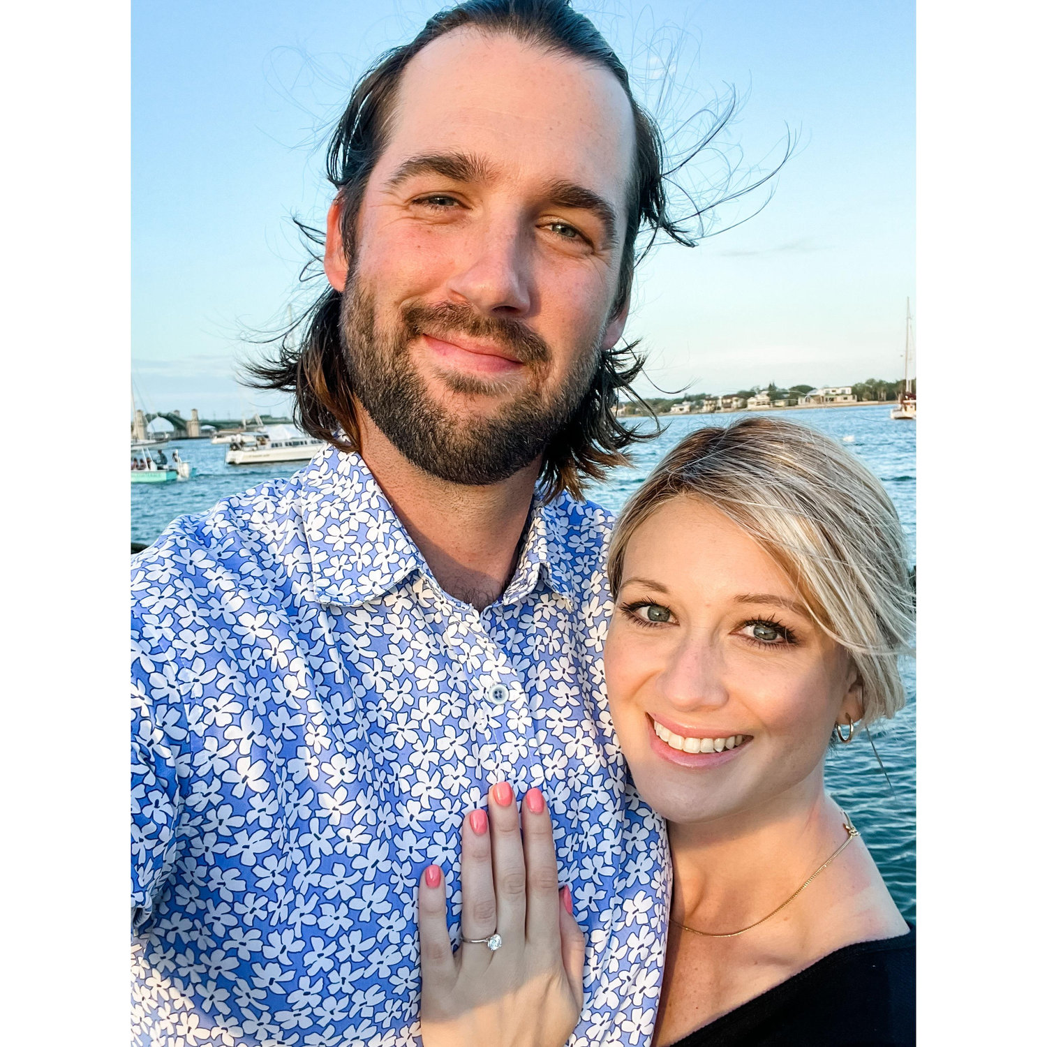 April 3rd 2023: "She Said Yes!" - Ben proposed to Laurie in our (newly renovated) home just before a little beach weekend getaway to St. Augustine, FL!