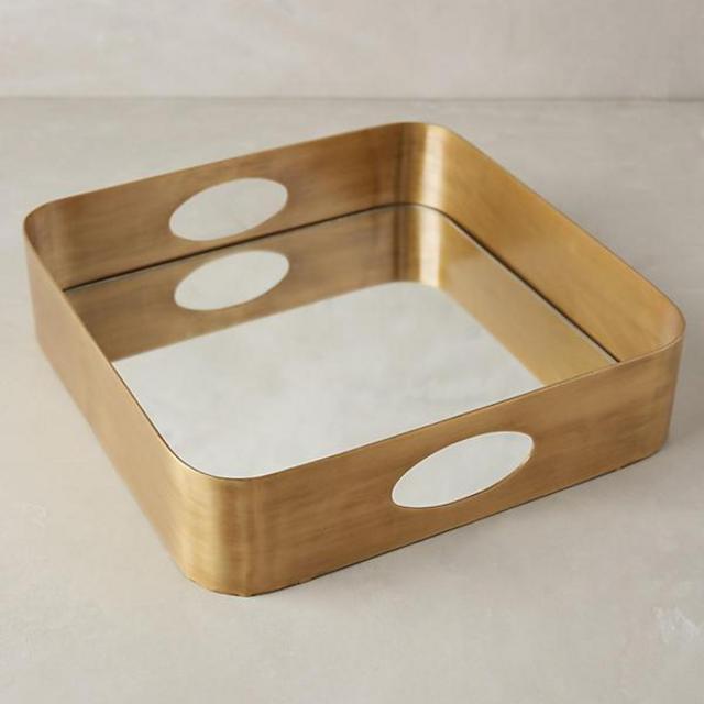 Brass Mirrored Tray