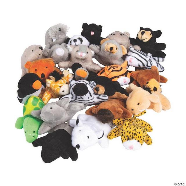 Bulk 50 Pc. Bulk Mini Zoo Stuffed Animal Assortment