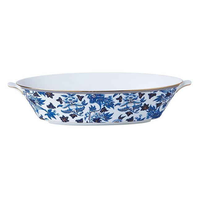 Wedgwood 40003901 Hibiscus Oval Serving Bowl