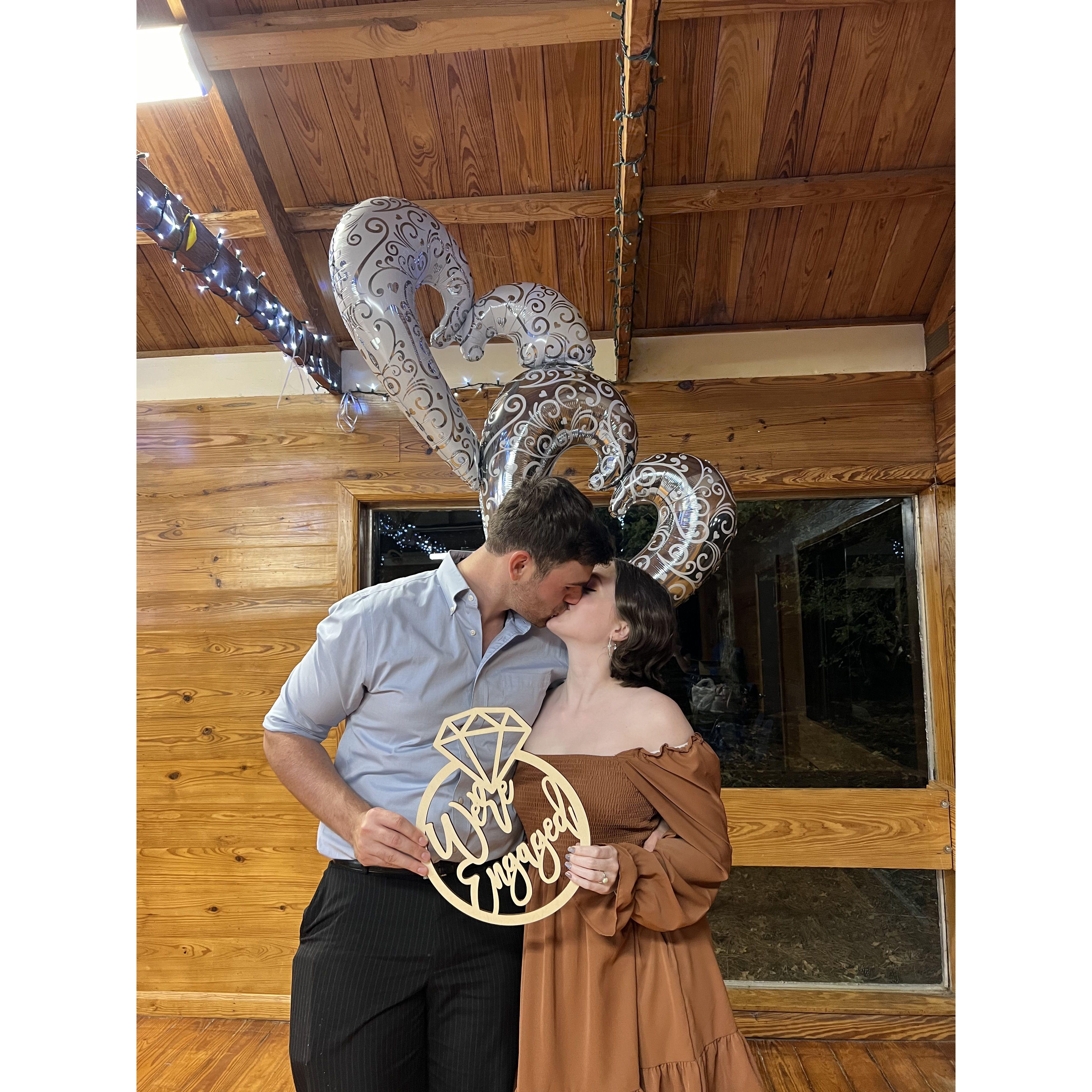 Newly engaged and never shutting up about it