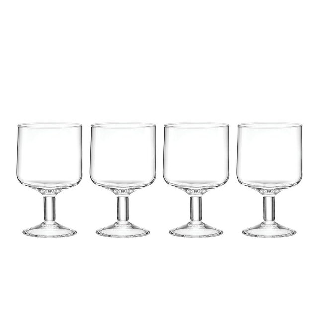 Lenox Tuscany Classics Stackable 4-Piece Wine Glass Set, 1.65, Clear