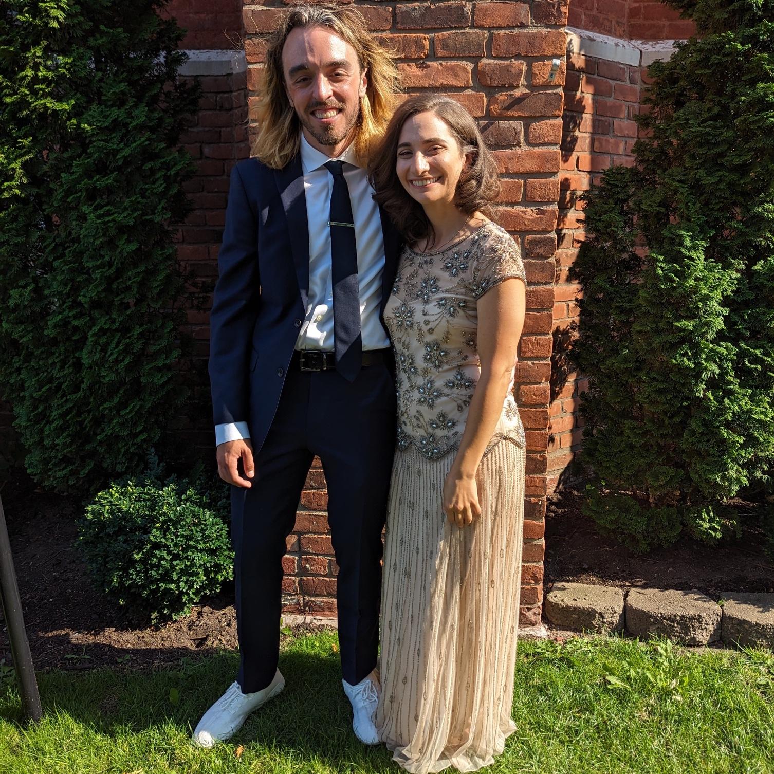 Our first wedding attended together