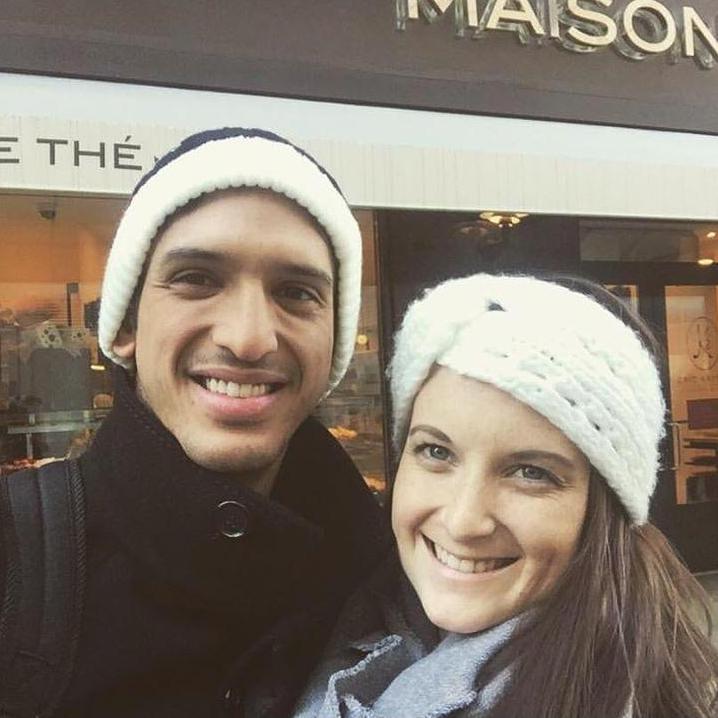 Our first Christmas together in New York