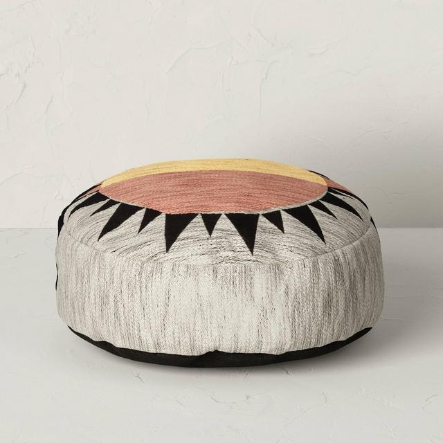 Sun Outdoor Floor Cushion Black - Opalhouse™ designed with Jungalow™