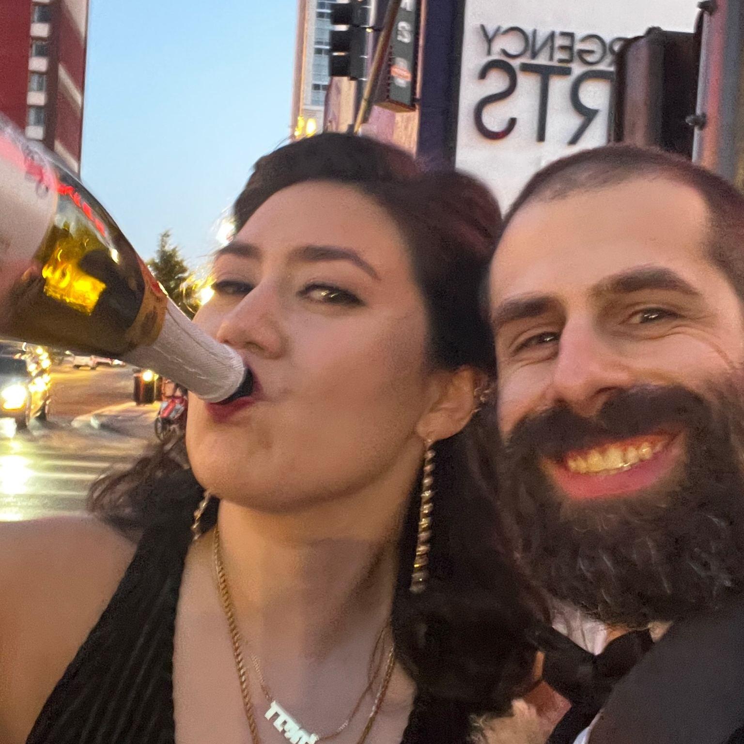 Celebrating our vows in Downtown Las Vegas!