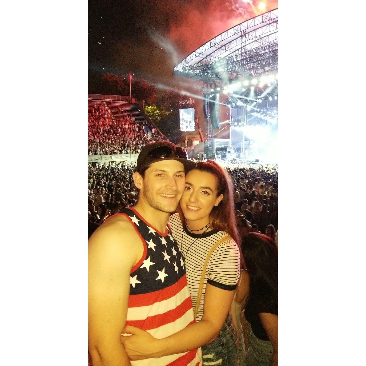 2017 - Our 1st concert together!