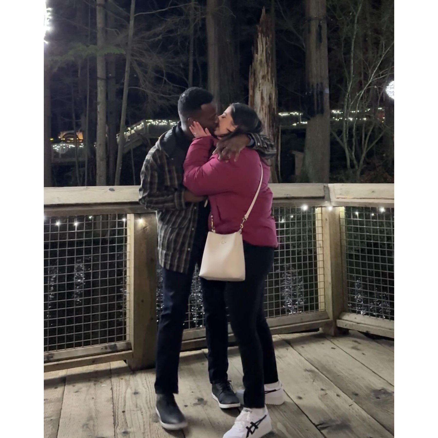 Right after the proposal!